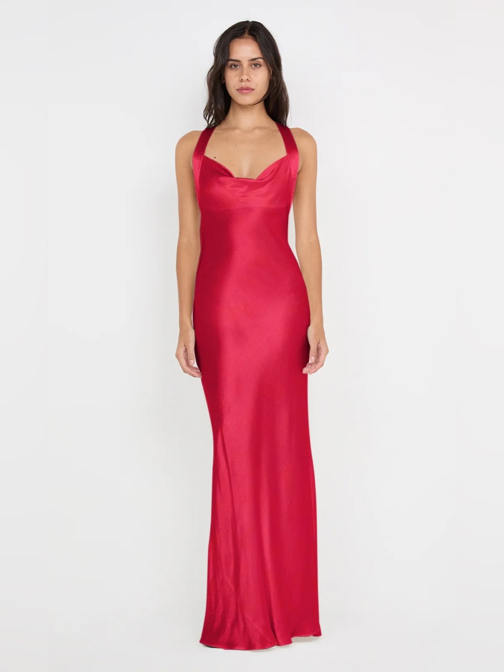 NWT Bec + Bridge Gia Halter Dress in Strawberry / Size 4